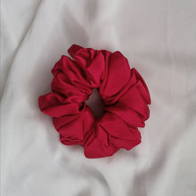 Load image into Gallery viewer, "Royal Hibiscus" Mulberry Silk Scrunchie
